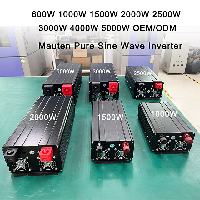 Pure Sine Wave Inverter 600W Car Adapter DC 12V/24V To 110V 220V Safe And Stable Battery Converter