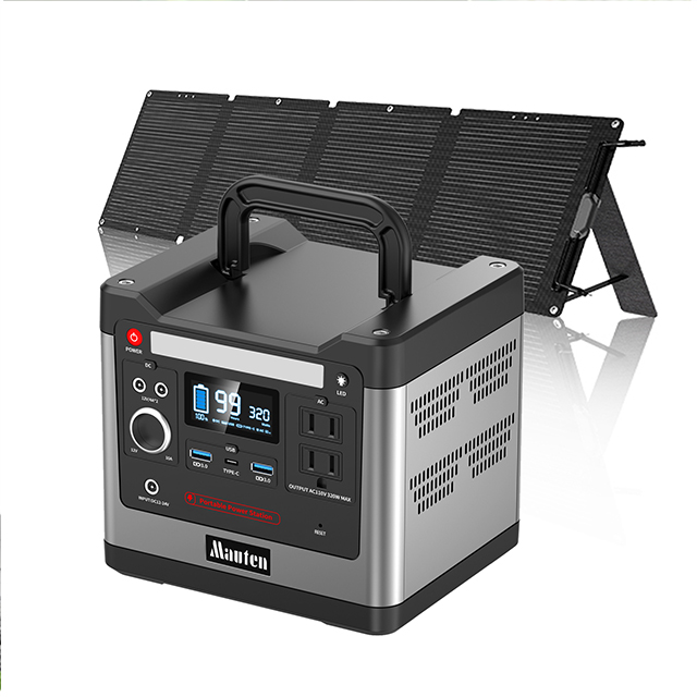 Solar Generator 320W LiFePO4 Battery 230.4wh Emergency Outdoor Energy Storage Support A Variety of Voltage And Socket Size Customization