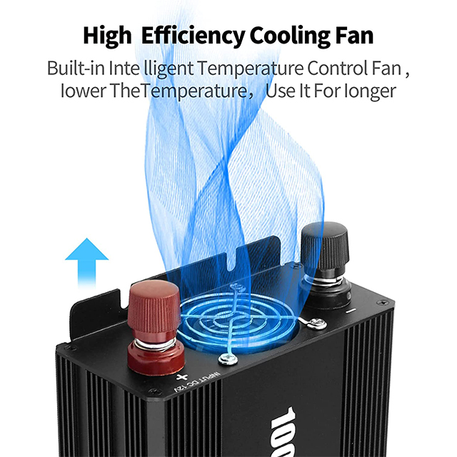 Mauten 1000W Modified Sine wave Inverter 12V To 220V Car Inverter & Converters High Performance Design 1000W Power Inverter Sofer for Outdoor Car RV Home Sale